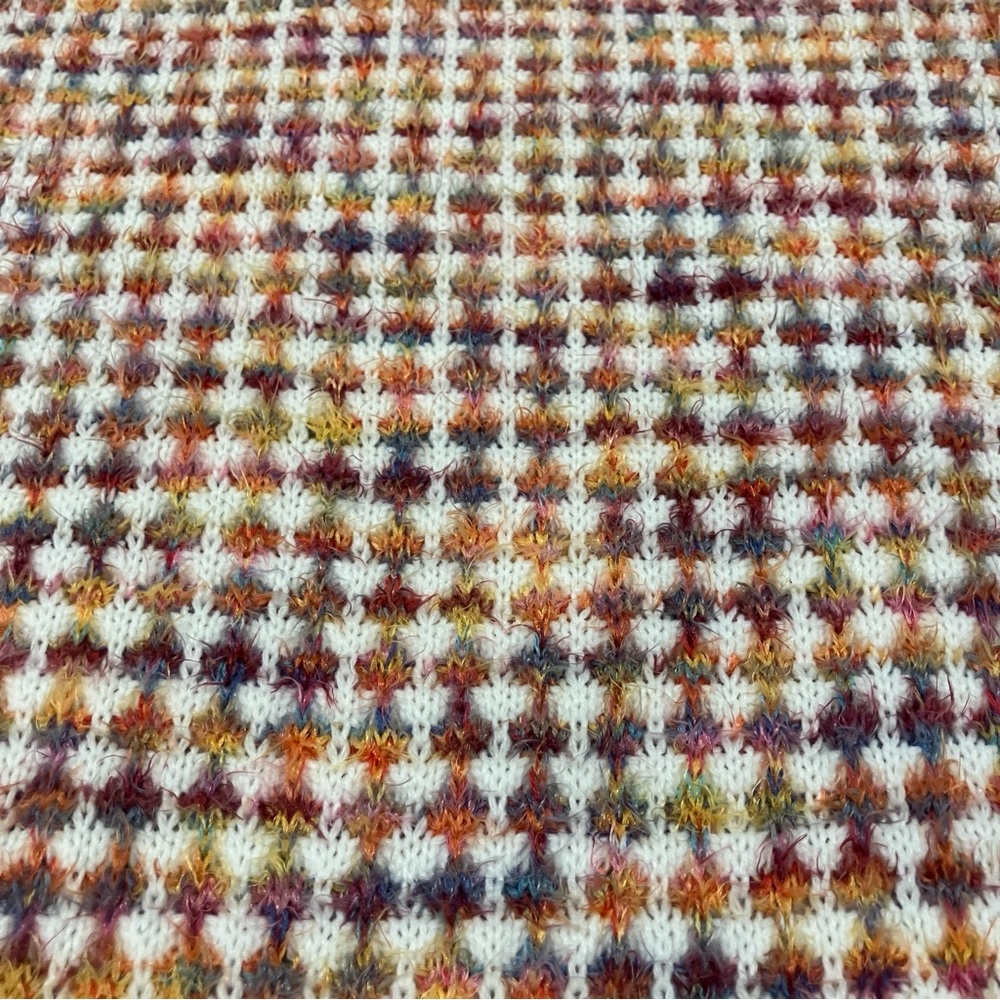 Multicolor Patterned Crew Neck Sweater - image 7